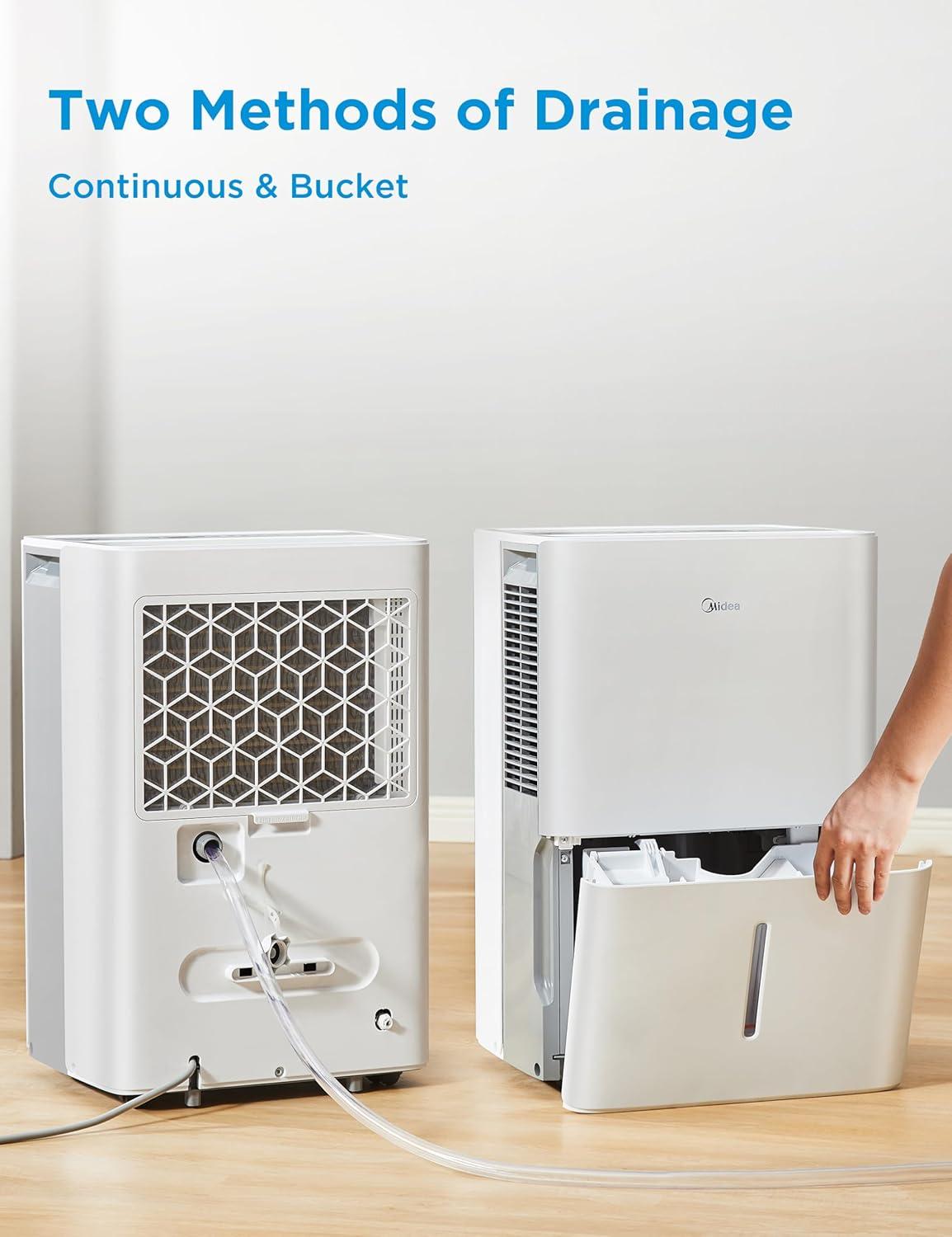 image:imageMidea 1500 Sq Ft Energy Star Certified Dehumidifier With Reusable Air Filter 22 Pint  Ideal For Basements Large amp Medium Sized Rooms And Bathrooms White3 000 Sq Ft  WiFi