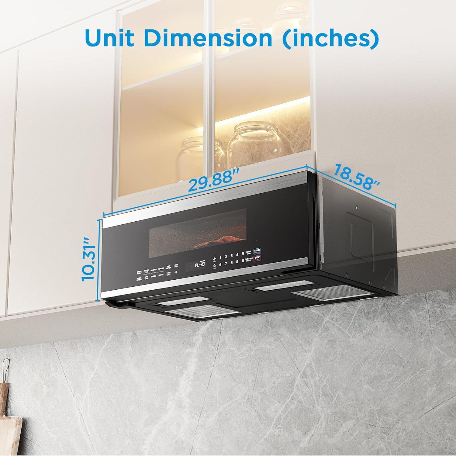 image:imageMidea 24 Single Electronic Wall Oven 25 Cu FtCapacity Builtin Oven with 8in1 Cooking Modes Stainless Steel12 Cuft OvertheRange