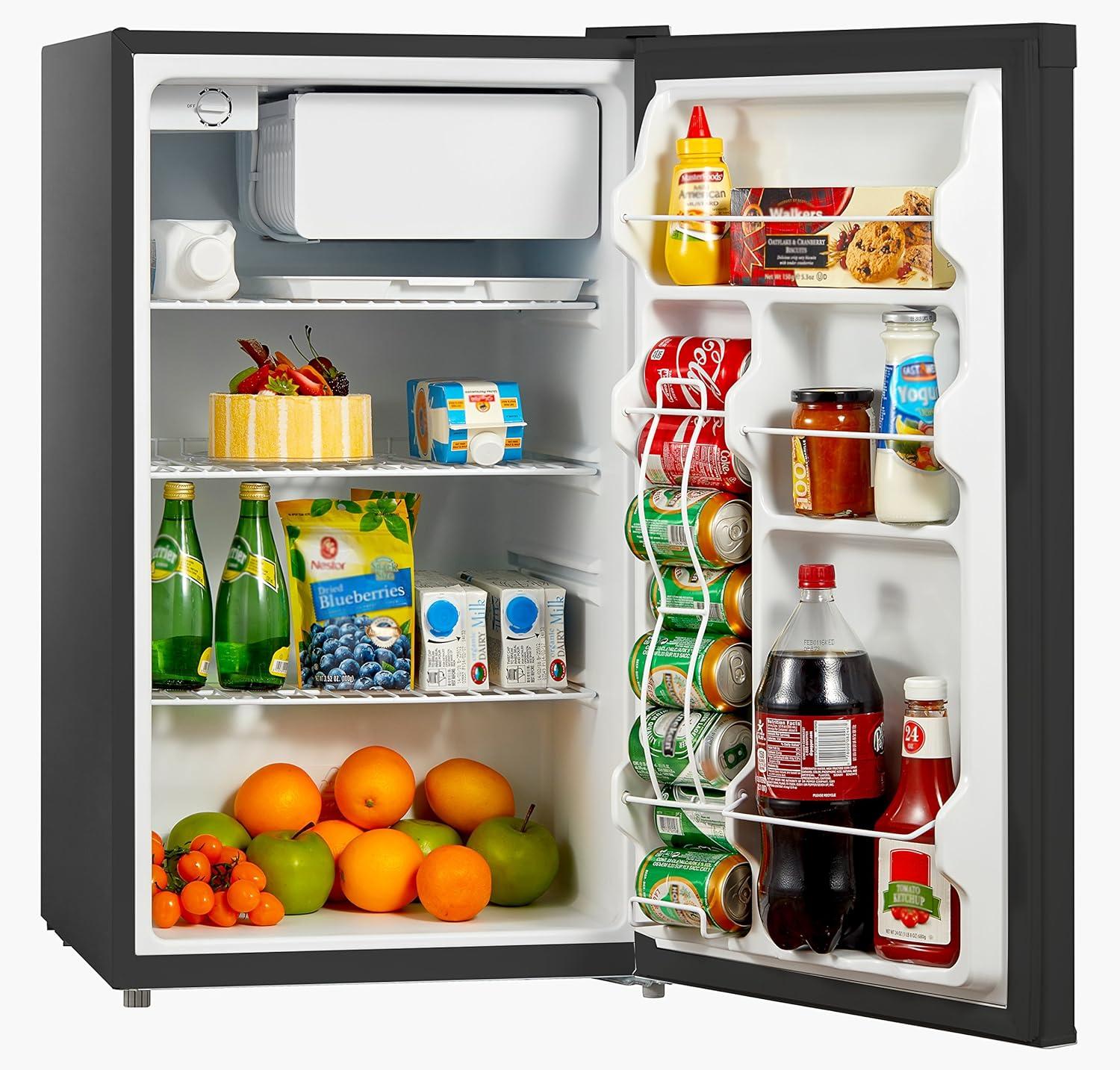 image:imageMidea WHS65LB1 Compact Single Reversible Door Refrigerator 16 Cubic Feet0045 Cubic Meter BlackBlack