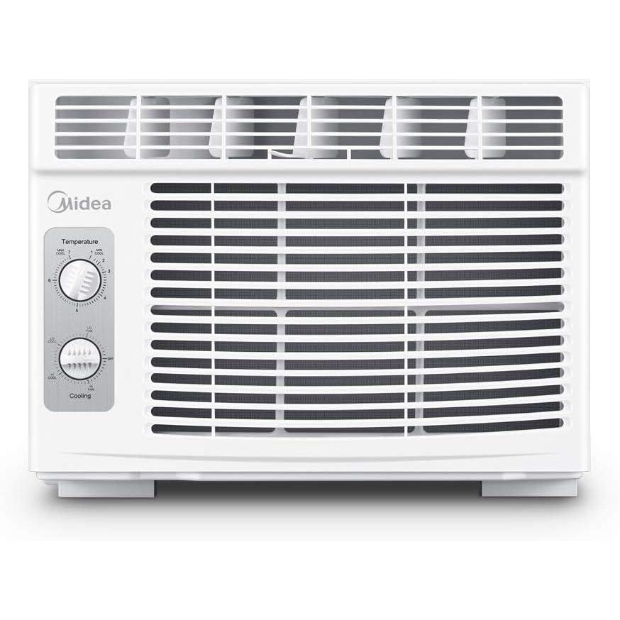 image:imageMidea 5000 BTU EasyCool Small Window Air Conditioner Cool up to 150 Sq Ft with EasytoUse Mechanical Controls and Reusable Filter Perfect for Small Bedroom Living Room Home Office5 000 BTU