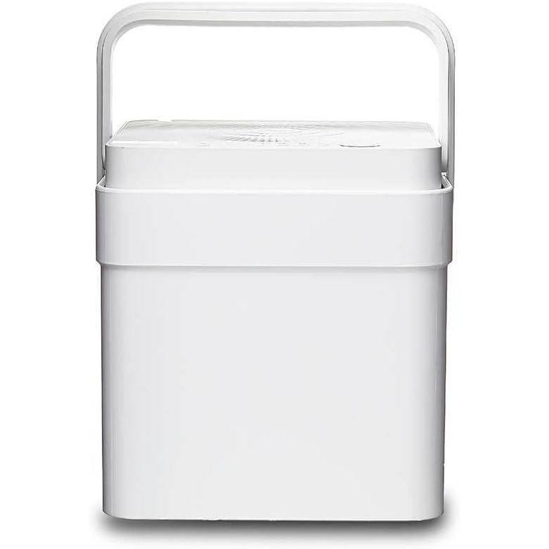 image:imageMidea Cube 35 Pint Dehumidifier for Basement and Rooms at Home for up to 3500 Sq Ft Smart Control Compatible with Alexa White Drain Hose Included4 500 Sq Ft