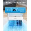 Midea 10,000 BTU ASHRAE (7,100 BTU SACC) Portable Air Conditioner, Smart Control, Cools up to 300 Sq. Ft., with Dehumidifier & Fan mode, Easy- to-use Remote Control & Window Installation Kit Included(10 000 BTU-Smart)