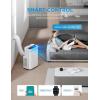 Midea 10,000 BTU ASHRAE (7,100 BTU SACC) Portable Air Conditioner, Smart Control, Cools up to 300 Sq. Ft., with Dehumidifier & Fan mode, Easy- to-use Remote Control & Window Installation Kit Included(14 000 BTU with Heat)