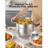 Midea 10-in-1 Electric Pressure Cooker with Slow Cooker, Steamer, Saute, Sous Vide, and Bake Modes, Stovetop & Oven Safe Stainless Steel Pot, 6 Quarts