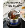 Midea 10-in-1 Electric Pressure Cooker with Slow Cooker, Steamer, Saute, Sous Vide, and Bake Modes, Stovetop & Oven Safe Stainless Steel Pot, 6 Quarts