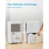 Midea 1,500 Sq. Ft. Energy Star Certified Dehumidifier With Reusable Air Filter 22 Pint – Ideal For Basements, Large & Medium Sized Rooms, And Bathrooms (White)(3 000 Sq. Ft. – WiFi)