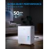 Midea 1,500 Sq. Ft. Energy Star Certified Dehumidifier With Reusable Air Filter 22 Pint – Ideal For Basements, Large & Medium Sized Rooms, And Bathrooms (White)(5 500 Sq. Ft. with Pump – WiFi)