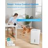 Midea 1,500 Sq. Ft. Energy Star Certified Dehumidifier With Reusable Air Filter 22 Pint – Ideal For Basements, Large & Medium Sized Rooms, And Bathrooms (White)(3 000 Sq. Ft. – WiFi)