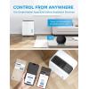 Midea 1,500 Sq. Ft. Energy Star Certified Dehumidifier With Reusable Air Filter 22 Pint – Ideal For Basements, Large & Medium Sized Rooms, And Bathrooms (White)(5 500 Sq. Ft. with Pump – WiFi)