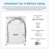Midea 24 Inch Washer and Dryer Combo, All in One Washer and Dryer 2.7 cu.ft 26lbs, Ventless Washing Machine, Steam Care, Overnight Dry, 1400 RPM, 16 Cycles Front Load Washer, Full-Automatic, White