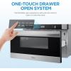 Midea 24″ Single Electronic Wall Oven, 2.5 Cu. Ft.-Capacity, Built-in Oven with 8-in-1 Cooking Modes, Stainless Steel(1.2 Cu.ft Drawer)
