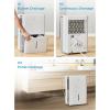 Midea 4,500 Sq. Ft.Dehumidifier for Basement, With Reusable Air Filter 50 Pint – Ideal For Basements, Large & Medium Sized Rooms, And Bathrooms (White)(4 500 Sq. Ft. with Pump – WiFi)