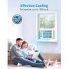 Midea 5,000 BTU EasyCool Small Window Air Conditioner – Cool up to 150 Sq. Ft. with Easy-to-Use Mechanical Controls and Reusable Filter, Perfect for Small Bedroom, Living Room, Home Office(5 000 BTU  Electronic Control)