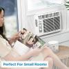 Midea 5,000 BTU EasyCool Small Window Air Conditioner – Cool up to 150 Sq. Ft. with Easy-to-Use Mechanical Controls and Reusable Filter, Perfect for Small Bedroom, Living Room, Home Office(5 000 BTU)