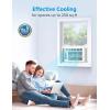 Midea 5,000 BTU EasyCool Small Window Air Conditioner – Cool up to 150 Sq. Ft. with Easy-to-Use Mechanical Controls and Reusable Filter, Perfect for Small Bedroom, Living Room, Home Office(6 000 BTU  Electronic Control)