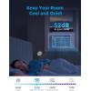 Midea 5,000 BTU EasyCool Small Window Air Conditioner – Cool up to 150 Sq. Ft. with Easy-to-Use Mechanical Controls and Reusable Filter, Perfect for Small Bedroom, Living Room, Home Office(6 000 BTU  Electronic Control)