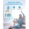 Midea 5,000 BTU EasyCool Small Window Air Conditioner – Cool up to 150 Sq. Ft. with Easy-to-Use Mechanical Controls and Reusable Filter, Perfect for Small Bedroom, Living Room, Home Office(5 000 BTU  Electronic Control)