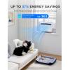 Midea 6,000 BTU U Shaped Smart Inverter Window Air Conditioner – Cools 250 Sq Ft, Ultra Quiet with Open Window Operation – Alexa/Google Assistant Compatible, 37% Energy Savings, Remote (2026 Edition)(12 000 BTU (Updated))