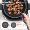Midea 9-in-1 Multi Cooker, 6L with 12 Cooking Functions Pressure Cook (Slow&Rice Cooker, Sous Vide, Cake Maker, etc.), 70% Faster, Non-Stick Brushed Steel & Black