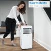 Midea Duo 14,000 BTU (12,000 BTU SACC) High Efficiency Inverter, Ultra Quiet Portable Air Conditioner, Cools up to 550 Sq. Ft., Works with Alexa/Google Assistant, Includes Remote Control & Window Kit(White)