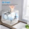 Midea MDC17P0ABB Portable Countertop Mini 1.32Gal Built-in Water Tank, No Hookup Needed, 6 Programs, 360° Dual Spray, 162℉ High-Temp& Air-Refresh Function, Dishwasher for Apartments& RVs, Black
