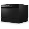 Midea MDC22P2ASS Countertop Dishwasher, 6 Place Settings & 6+2 Washing Cycles Portable Dishwashers, Energy Star Dish Washer for Dorm, RV & Apartment, Silver(Black)