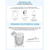 Midea MLH45N1AWW Full-Automatic Washing Machine, Front Load Washer, Vibration Control, Pre-Soak, Speed Wash, 10 Cycles, ENERGY STAR Certified, 4.5 Cu.Ft. White
