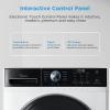 Midea MLH45N1AWW Full-Automatic Washing Machine, Front Load Washer, Vibration Control, Pre-Soak, Speed Wash, 10 Cycles, ENERGY STAR Certified, 4.5 Cu.Ft. White