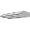 Midea MVP30W6AST Ducted Pyramid Range 450 CFM Stainless Steel Wall Mount Vent Hood with 3 Speed Exhaust Fan, 5-Layer Aluminum Permanent Filters, Two LED Lights, Convertible to Ductless, 30 inches(Under Cabinet Vent)