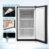 Midea WHS-109FW1 Upright Freezer, 3.0 Cubic Feet Mini Freezer, For Kitchen Apartment Office Basement or Dormitory, White(Black)