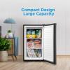 Midea WHS-109FW1 Upright Freezer, 3.0 Cubic Feet Mini Freezer, For Kitchen Apartment Office Basement or Dormitory, White(Black)