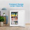 Midea WHS-109FW1 Upright Freezer, 3.0 Cubic Feet Mini Freezer, For Kitchen Apartment Office Basement or Dormitory, White(White)
