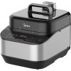 Midea 12-in-1 Electric Pressure Cooker, 8 Quarts, 12 Presets, Multi-Functional Programmable Slow Cooker, Rice Cooker, Steamer, Sauté Pan, Yogurt Maker, and More, Stainless Steel(Inclined Panel)