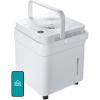 Midea Cube 35 Pint Dehumidifier for Basement and Rooms at Home for up to 3,500 Sq. Ft., Smart Control, Compatible with Alexa (White), Drain Hose Included(3 500 Sq. Ft.)