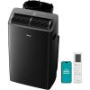Midea Duo 14,000 BTU (12,000 BTU SACC) High Efficiency Inverter, Ultra Quiet Portable Air Conditioner, Cools up to 550 Sq. Ft., Works with Alexa/Google Assistant, Includes Remote Control & Window Kit(Black)