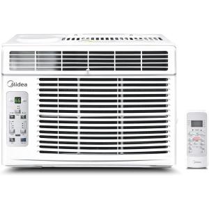 Midea 5,000 BTU EasyCool Small Window Air Conditioner – Cool up to 150 Sq. Ft. with Easy-to-Use Mechanical Controls and Reusable Filter, Perfect for Small Bedroom, Living Room, Home Office(5 000 BTU  Electronic Control)