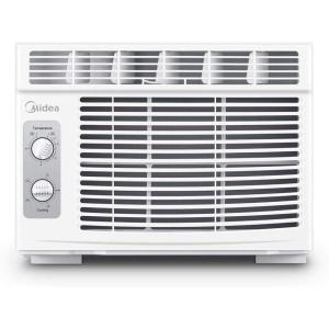 Midea 5,000 BTU EasyCool Small Window Air Conditioner – Cool up to 150 Sq. Ft. with Easy-to-Use Mechanical Controls and Reusable Filter, Perfect for Small Bedroom, Living Room, Home Office(5 000 BTU)