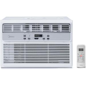 Midea 5,000 BTU EasyCool Small Window Air Conditioner – Cool up to 150 Sq. Ft. with Easy-to-Use Mechanical Controls and Reusable Filter, Perfect for Small Bedroom, Living Room, Home Office(12 000 BTU  Electronic Control)