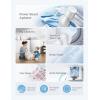 Midea MLTW37A1BWW Agitator Machine, Auto Top Load Sensing Washer, 12 Washing Cycles, Dial Control Panel, 3.7 Cu.ft, White(3.7 Cu.ft)