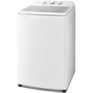Midea MLTW37A1BWW Agitator Machine, Auto Top Load Sensing Washer, 12 Washing Cycles, Dial Control Panel, 3.7 Cu.ft, White(3.7 Cu.ft)