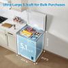 Midea MERC04C4BAWW Chest Freezer, 3.5 Cubic Feet Freezer With Removable Basket, Interior LED Light, Adjustable Temperature, For Kitchen Apartment Office, White(5.1 Cubic Feet (Convertible))