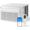 Midea 12,000 BTU Smart Inverter Air Conditioner Window Unit with Heat and Dehumidifier – Cools up to 550 Sq. Ft., Energy Star Rated, Quiet Operation, Electronic Controls, Remote Control, White(White)